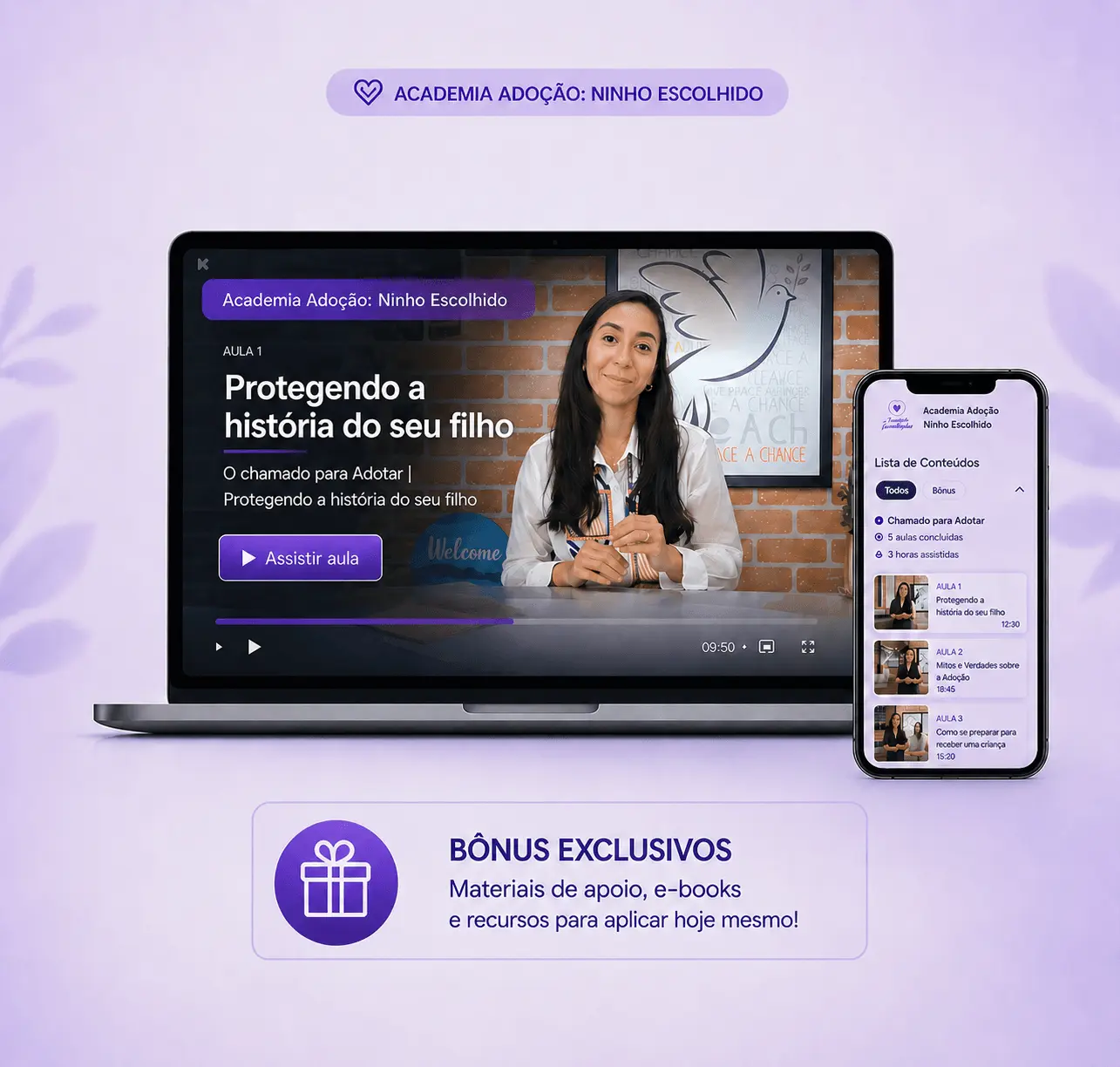Academia da Adoção em múltiplos dispositivos
