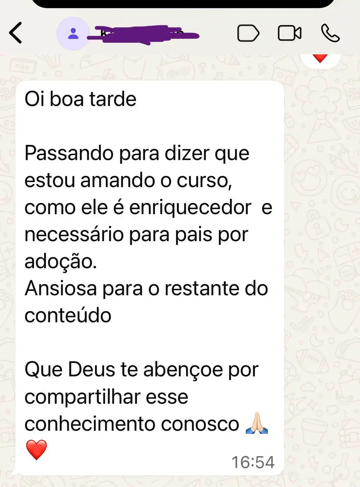 Relato de uma família por adoção